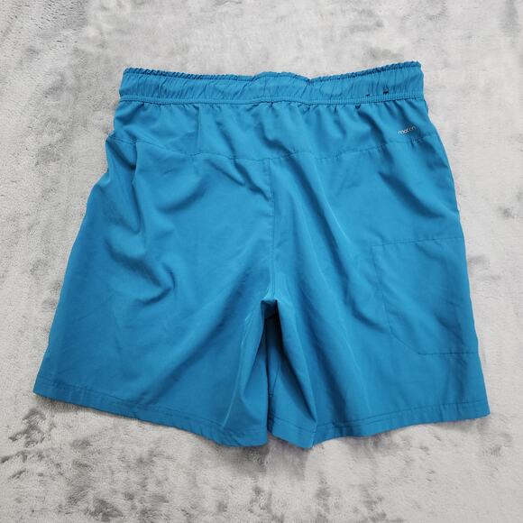 Motion Shorts Mens M Blue Stretch Guide Pro Ripstop Zip Pockets Lightweight - Picture 2 of 12